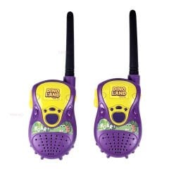 Telsiz Seti Dinozor Temalı (Telefon Eğitici Oyuncak) Walkie Talkie