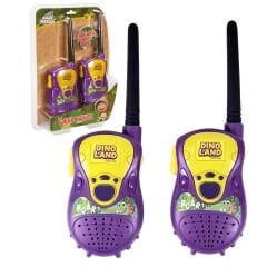 Telsiz Seti Dinozor Temalı (Telefon Eğitici Oyuncak) Walkie Talkie