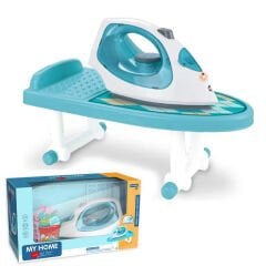 Ütü Masası ve Ütü Seti Sesli Işıklı Pilli (Ev Eşyası Oyuncak) 3256