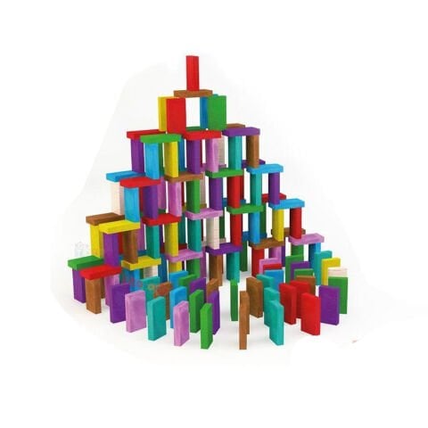 Ahşap Domino 100 Parça (Beceri Oyuncakları) RD5896 Redka Bloklar