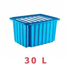 Oyuncak Kutusu 30 L Saklama Kapasiteli Sepet Gri