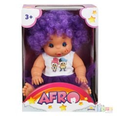 Afro Bebek Kıvırcık Saçlı 23 cm (Oyuncak Bebekler) 20040