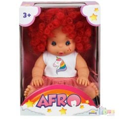 Afro Bebek Kıvırcık Saçlı 23 cm (Oyuncak Bebekler) 20040