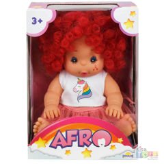 Afro Bebek Kıvırcık Saçlı 23 cm (Oyuncak Bebekler) 20040