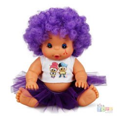 Afro Bebek Kıvırcık Saçlı 23 cm (Oyuncak Bebekler) 20040