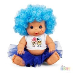 Afro Bebek Kıvırcık Saçlı 23 cm (Oyuncak Bebekler) 20040