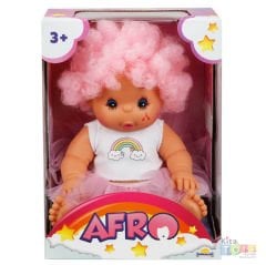 Afro Bebek Kıvırcık Saçlı 23 cm (Oyuncak Bebekler) 20040