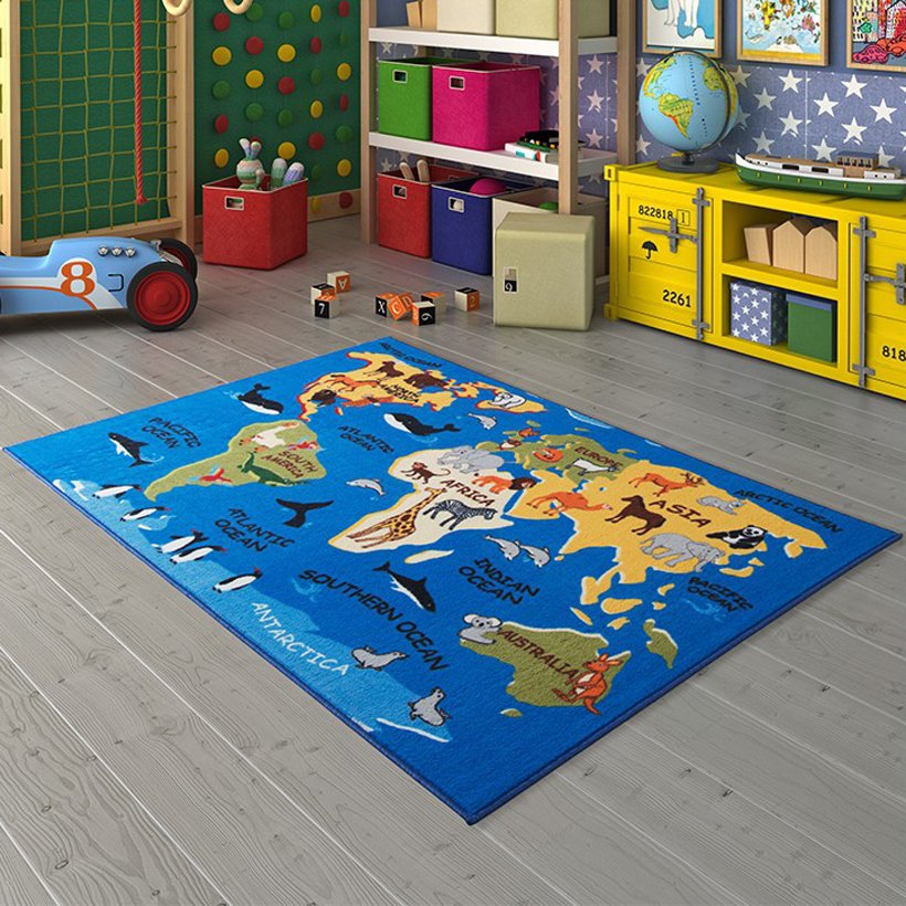 Continents 200x290 (Confetti Anaokulu Halısı)