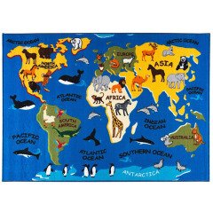 Continents 133x190 cm Anaokulu Halısı