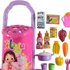 Pazar Arabası (Anaokulu Market Oyuncakları)