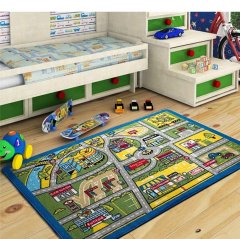 Confetti Traffic Lanes 133x190 Anaokulu Halıları