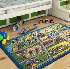 Confetti Traffic Lanes 133x190 Anaokulu Halıları