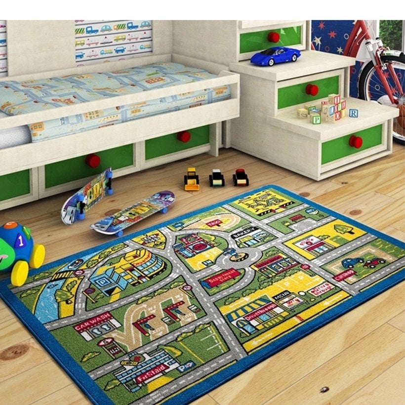 Confetti Traffic Lanes 133x190 Anaokulu Halıları