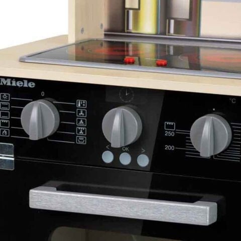 Miele Ahşap Mutfak Seti Aksesuarlı Sesli ve Işıklı (Oyuncak Oyun Merkezi) Klein