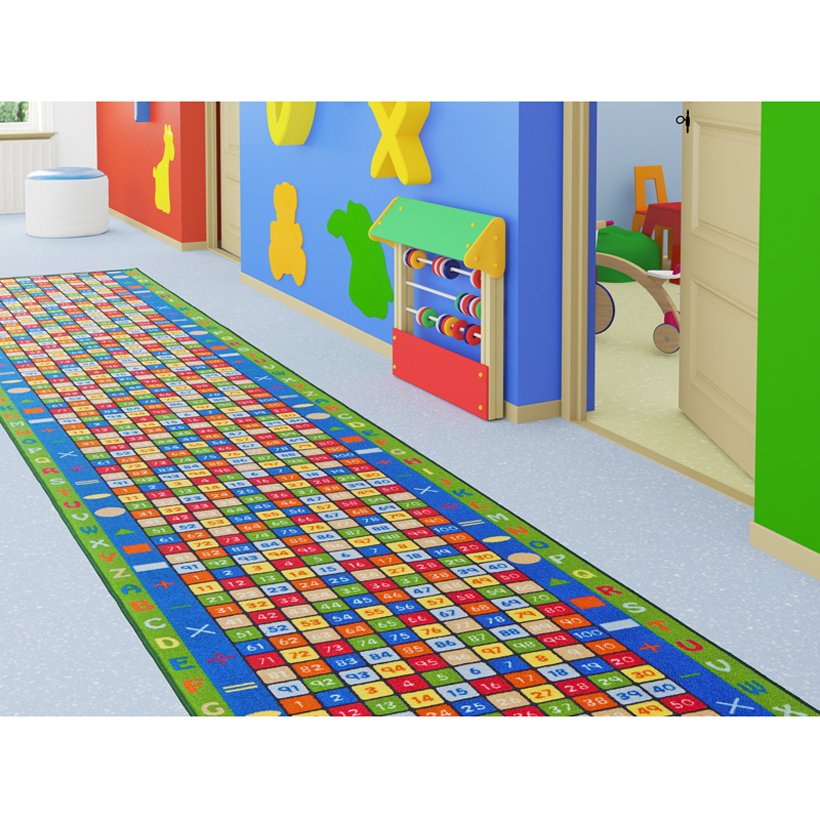 Confetti Math Yolluk Halı (Kişiye Özel)