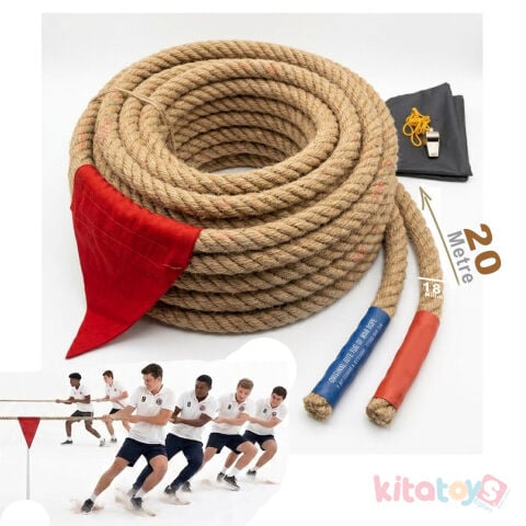 Halat Çekme Oyunu 20 Metre x18 mm (Çekişme Halatı İpi) Ortaokul-LİSE
