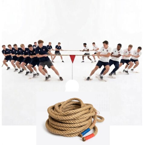 Halat Çekme Oyunu 20 Metre x18 mm (Çekişme Halatı İpi) Ortaokul-LİSE