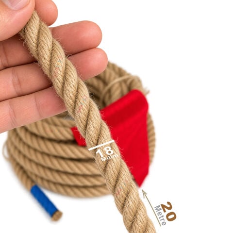 Halat Çekme Oyunu 20 Metre x18 mm (Çekişme Halatı İpi) Ortaokul-LİSE