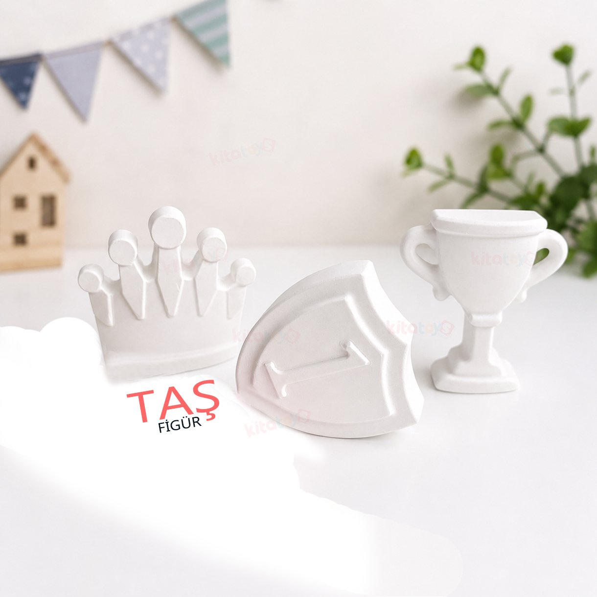Taş Boyama ŞAMPİYON FİGÜRLER 2 (Taş Tozu Objesi)