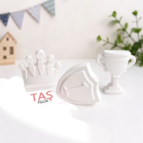 Taş Boyama ŞAMPİYON FİGÜRLER 2 (Taş Tozu Objesi)