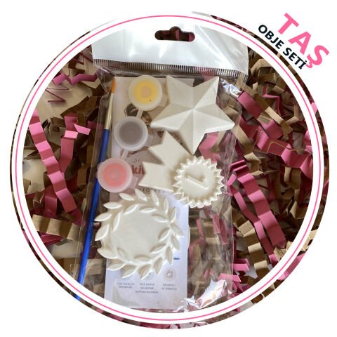 Taş Boyama Seti ŞAMPİYON FİGÜRLER 1 (Kitatoys Taş Tozu Objeleri) 5,5 cm