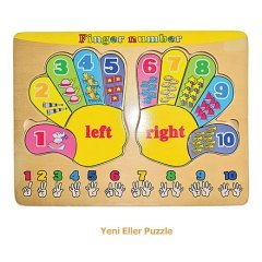 Yeni Eller Puzzle (Sayı Kavramı) Sağ Sol Puzzle