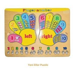 Yeni Eller Puzzle (Sayı Kavramı) Sağ Sol Puzzle