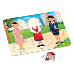 Meslekler Ahşap Puzzle 1