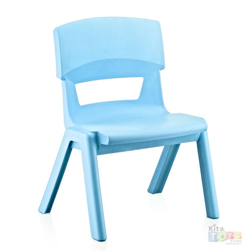 Kreş Sandalyesi (Kırılmaz Plastik Çocuk Koltuğu) Mavi