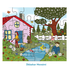 Mevsimler Puzzle İlkbahar