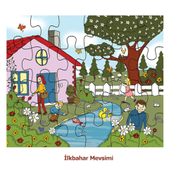 Mevsimler Puzzle İlkbahar