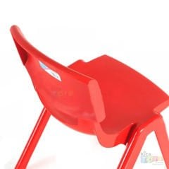 Anaokulu Sandalyesi Jumbo no505 (Kırılmaz Plastik Çocuk Koltuğu) 34 cm Kırmızı