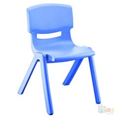 Anaokulu Sandalyesi Jumbo (Kırılmaz Plastik Çocuk Koltuğu) 34 cm Turuncu