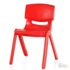 Anaokulu Sandalyesi Jumbo no505 (Kırılmaz Plastik Çocuk Koltuğu) 34 cm Kırmızı