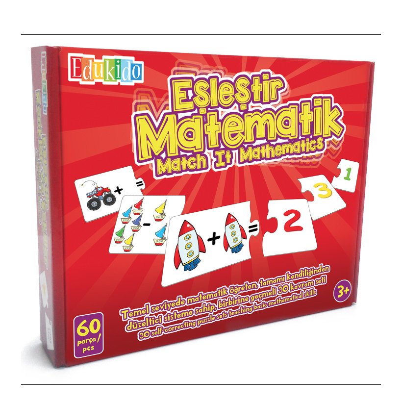 Eşleştir Matematik (Anaokulu Zeka Geliştirici Kartlar)