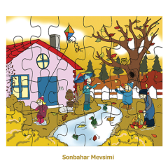 Mevsimler Puzzle Sonbahar