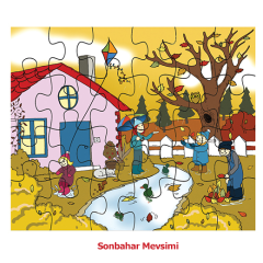 Mevsimler Puzzle Sonbahar