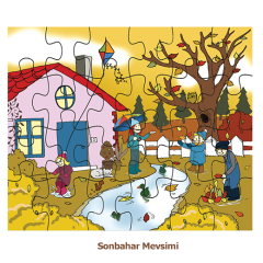 Mevsimler Puzzle Sonbahar