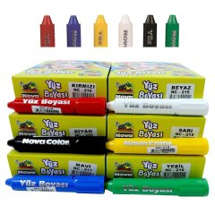 Yüz Boyası TEKLİ Ruj Tipi Boyama