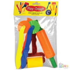 Merdane Ve Kesiciler 5 Parça (Oyun Hamuru Kalıbı)