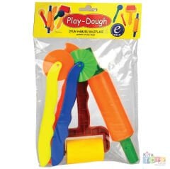 Merdane Ve Kesiciler 5 Parça (Oyun Hamuru Kalıbı)