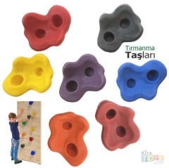 Tırmanma Taşları (Yengeç)  Plastik Kaya Taşı ve Tutamakları