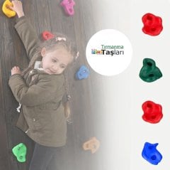 Tırmanma Taşları (Yengeç)  Plastik Kaya Taşı ve Tutamakları