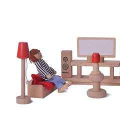 Mini Salon Takımı (Ahşap Evcilik Oyuncakları Seti)