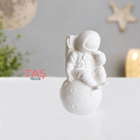Taş Boyama Figürü ASTRONOT 3 Boyutlu (3D Uzay Temalı Kitatoys Oyuncak Objesi)