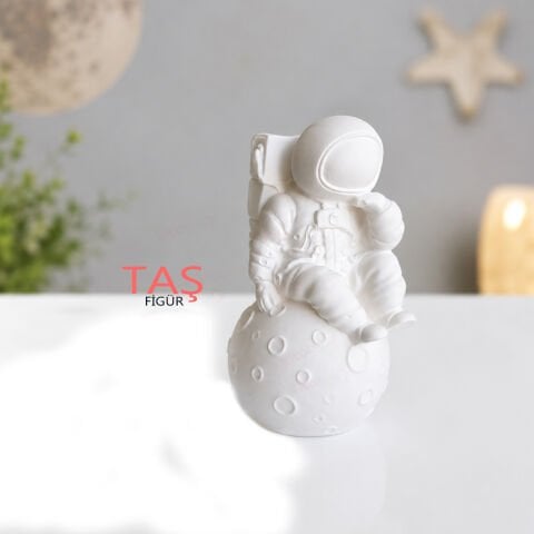 Taş Boyama Figürü ASTRONOT 3 Boyutlu (3D Uzay Temalı Kitatoys Oyuncak Objesi)