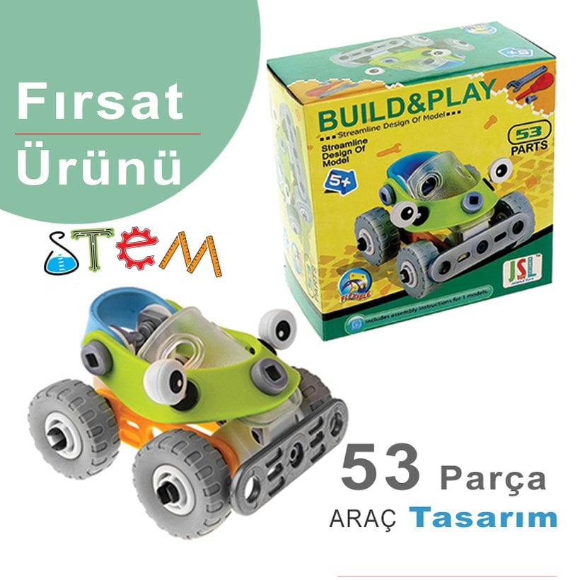 Dıy Model 53 Parça (Eğitici Yapı Oyuncakları)