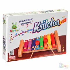 Metal Ksilofon 8 Notalı (Ahşap Müzik Aletleri)