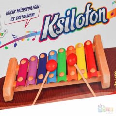 Metal Ksilofon 8 Notalı (Ahşap Müzik Aletleri)