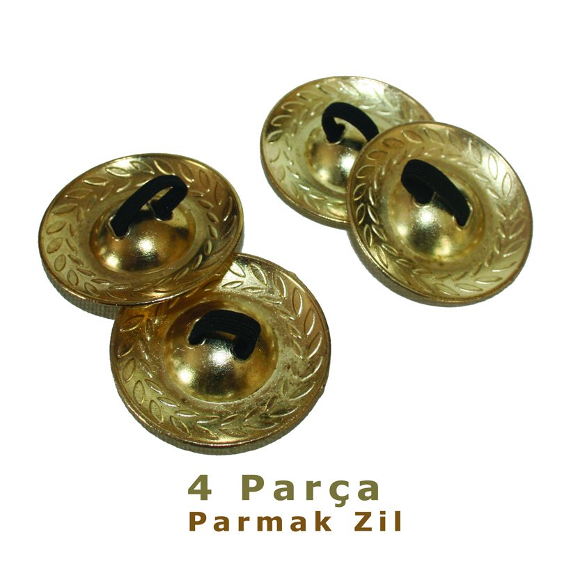 Parmak Zil 4'Lü (Müzik Aleti Metal)